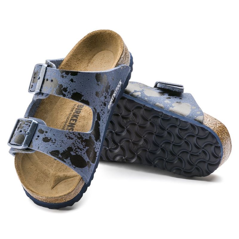Birkenstock Arizona Color Sprays Blå Mikrofiber