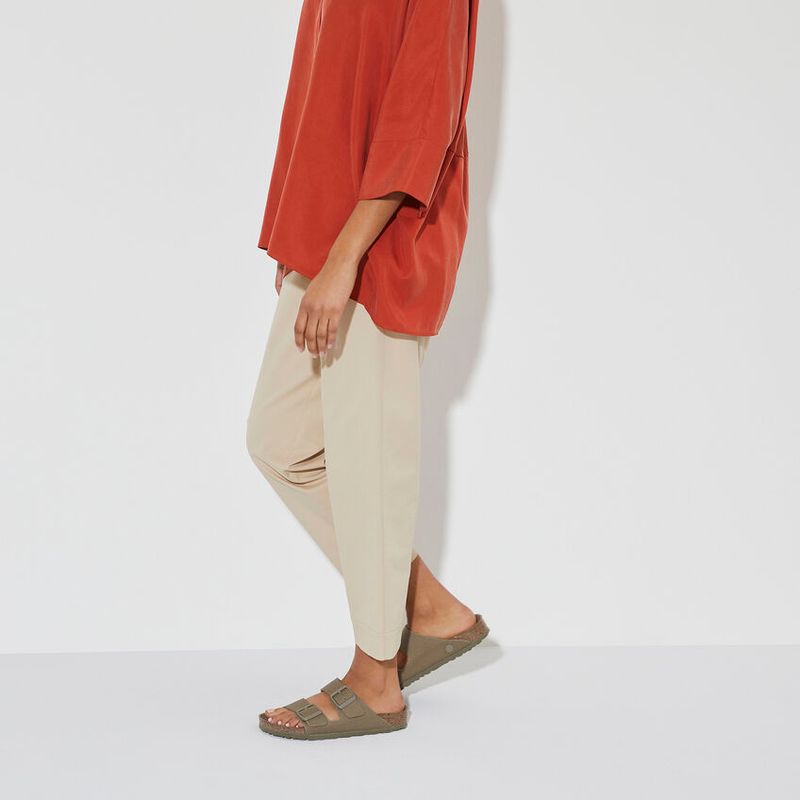 Birkenstock Arizona Vegan textile Faded Khaki smal