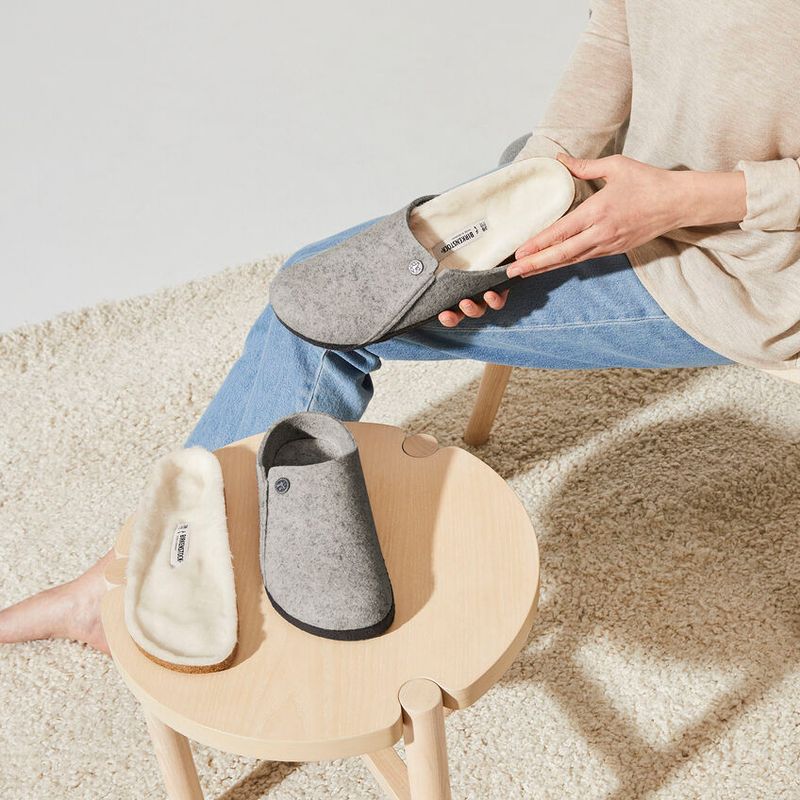 Birkenstock Zermatt Shearling ulltøfler normal