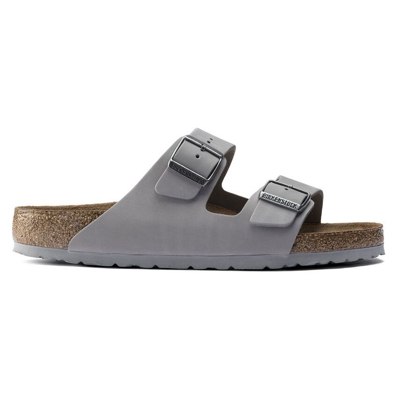 Birkenstock Arizona SFB LENB Dove Gray skinn smal