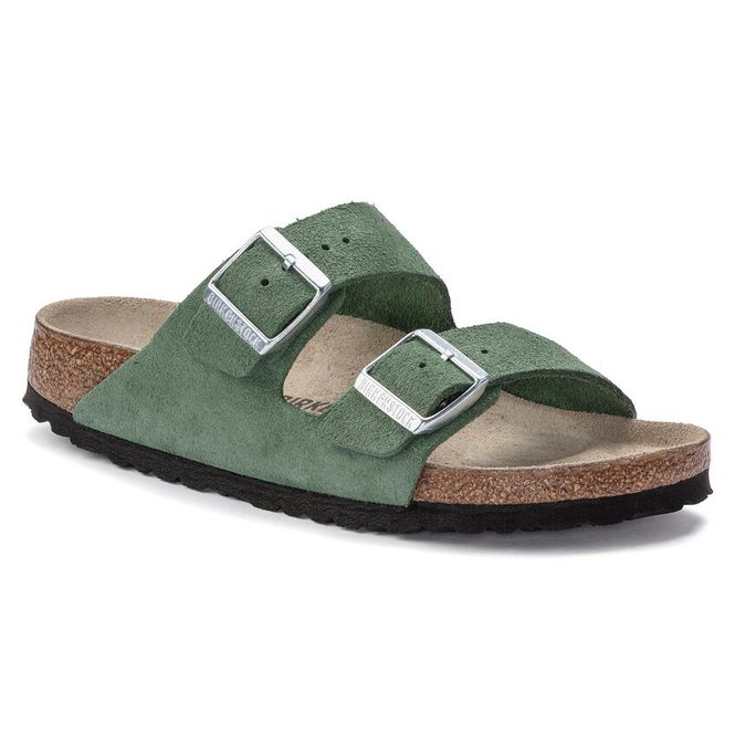 Hovedbilde Birkenstock Arizona Shimmering Thyme smal grønn ...