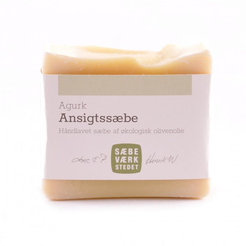 SV Såpe med økologiske oljer - Ansiktssåpe m agurk (80 gr)