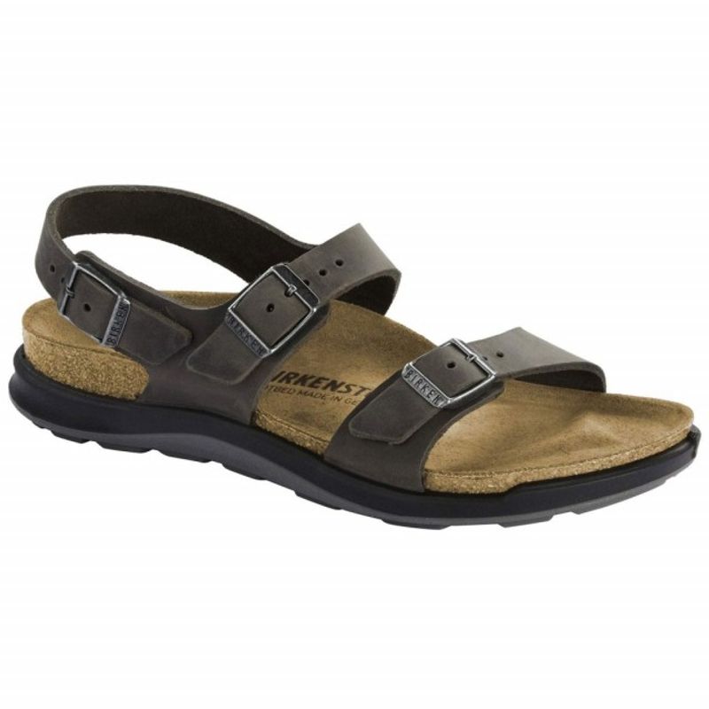 Birkenstock Sonora CT Cross Track Iron oljet skinn smal