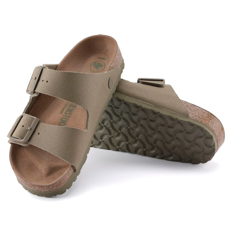 Birkenstock Arizona Vegan textile Faded Khaki smal