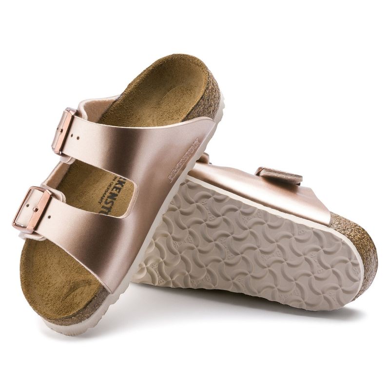 Birkenstock Arizona Electr Met Copper Birko-flor