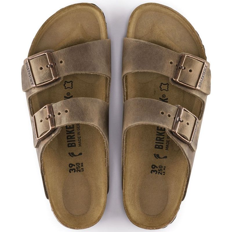 Birkenstock Arizona Tabacco oljet skinn normal