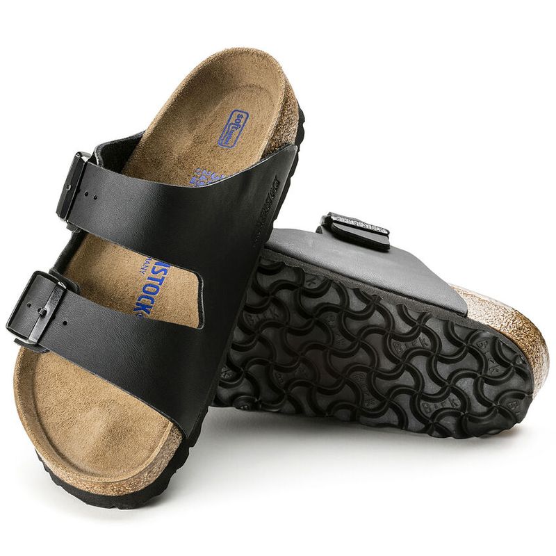 Birkenstock Arizona BF svart myk såle smal