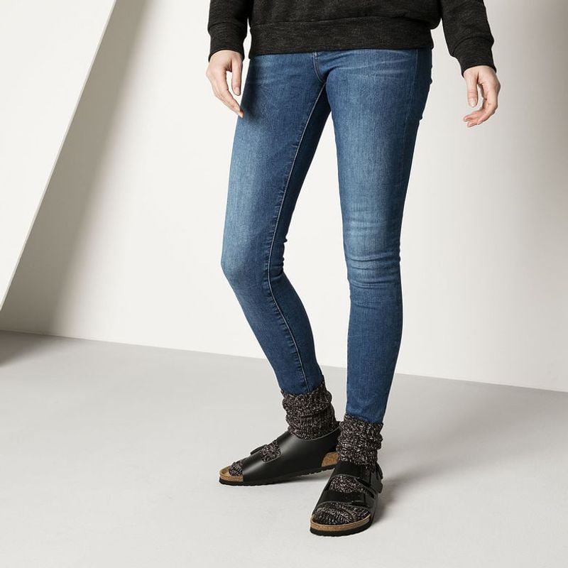 Birkenstock Milano Glatt skinn svart normal