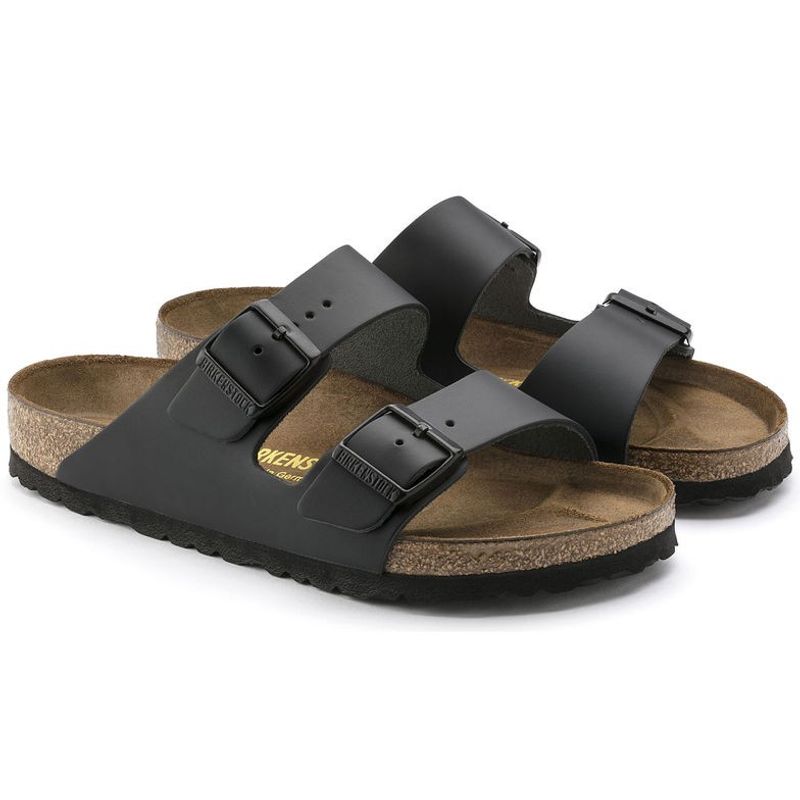 Birkenstock Arizona Svart skinn - smal