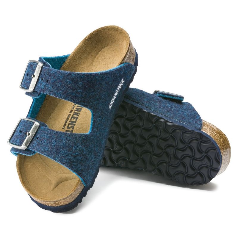 Birkenstock Arizona Doubleface Blå smal