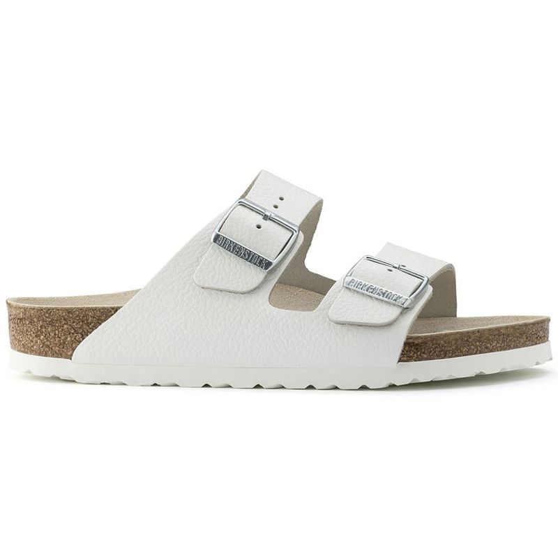 Birkenstock Arizona Hvit skinn smal