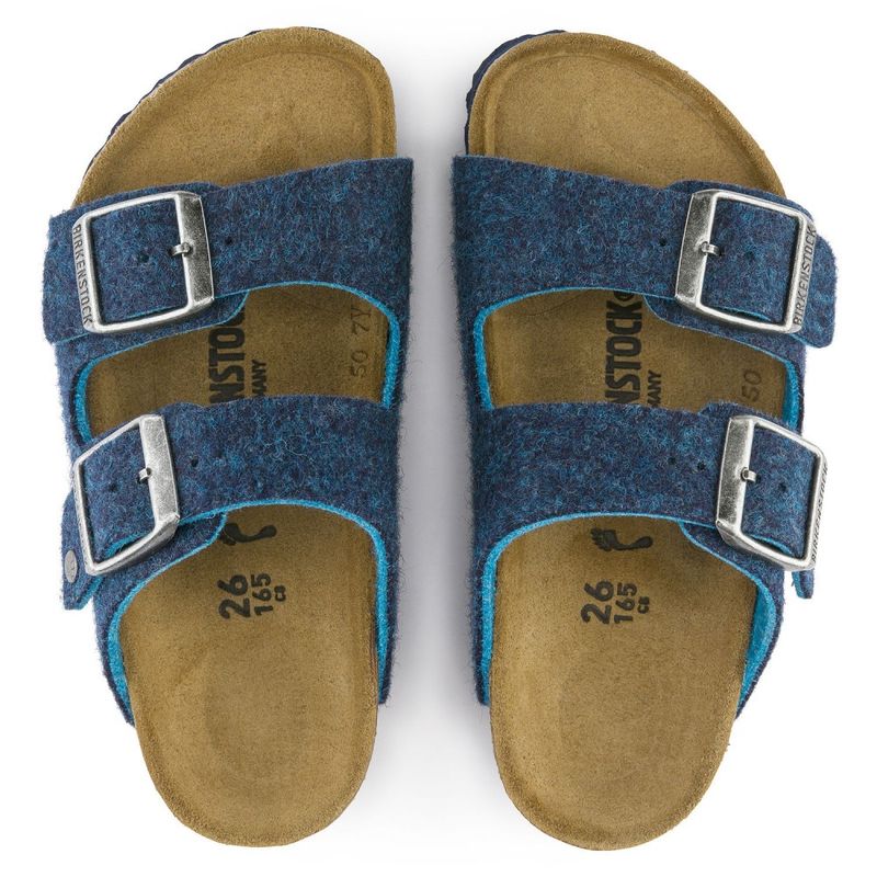 Birkenstock Arizona Doubleface Blå smal
