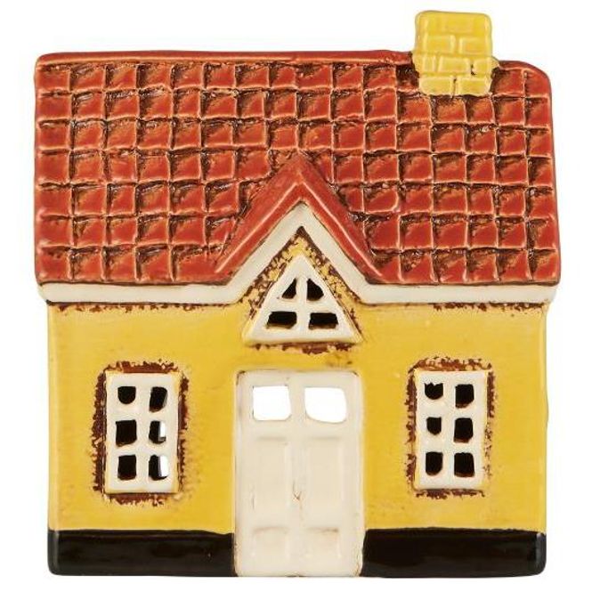 Hovedbilde IB Laursen Hus My Home Town hvit dør for telys
