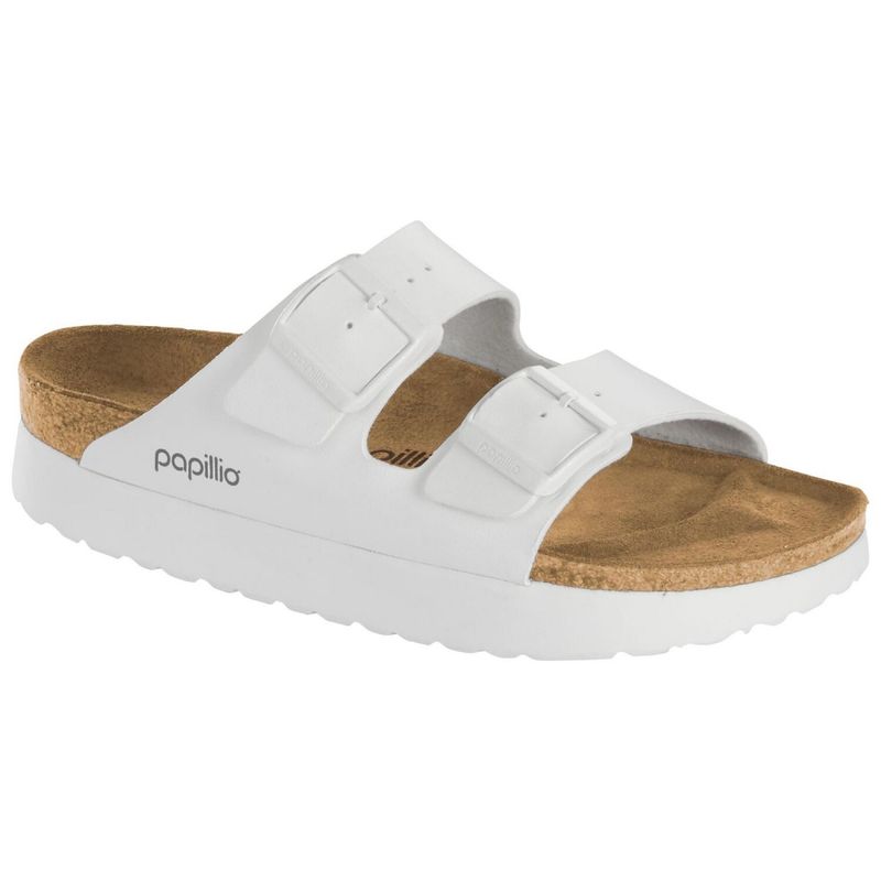Birkenstock Arizona BF hvit platå smal