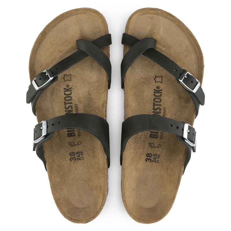 Birkenstock Mayari svart oljet skinn normal