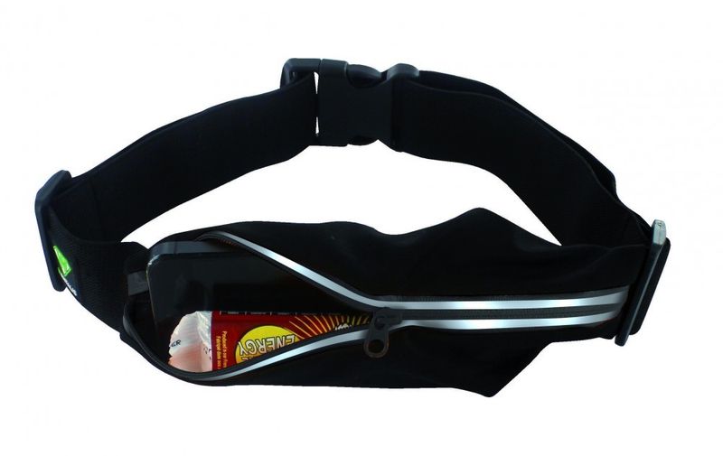 Treningsbelte stretch m 1 lomme