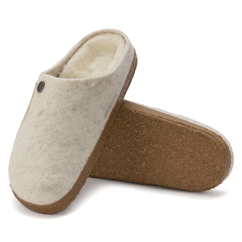 Birkenstock Zermatt Shearling FE Ecru ull smal