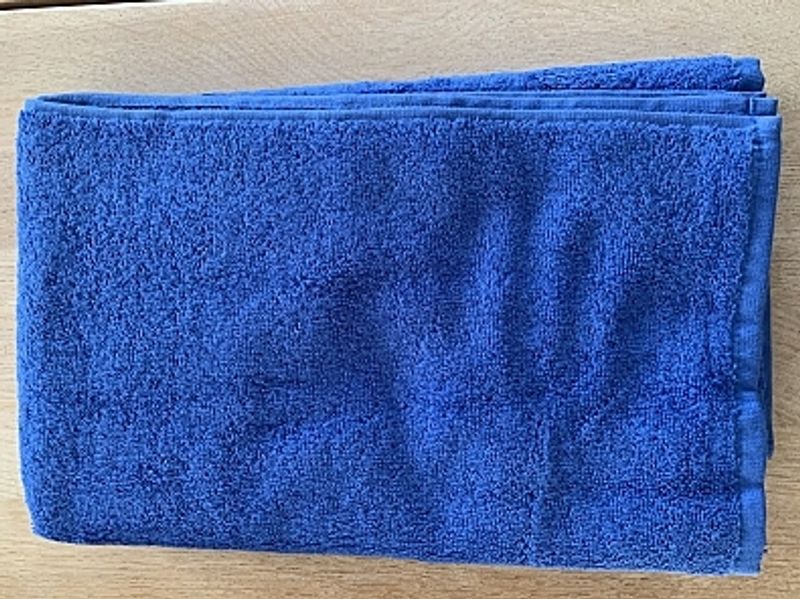 BB Aqua håndkle i myk bomull 70x140 - himmelblå