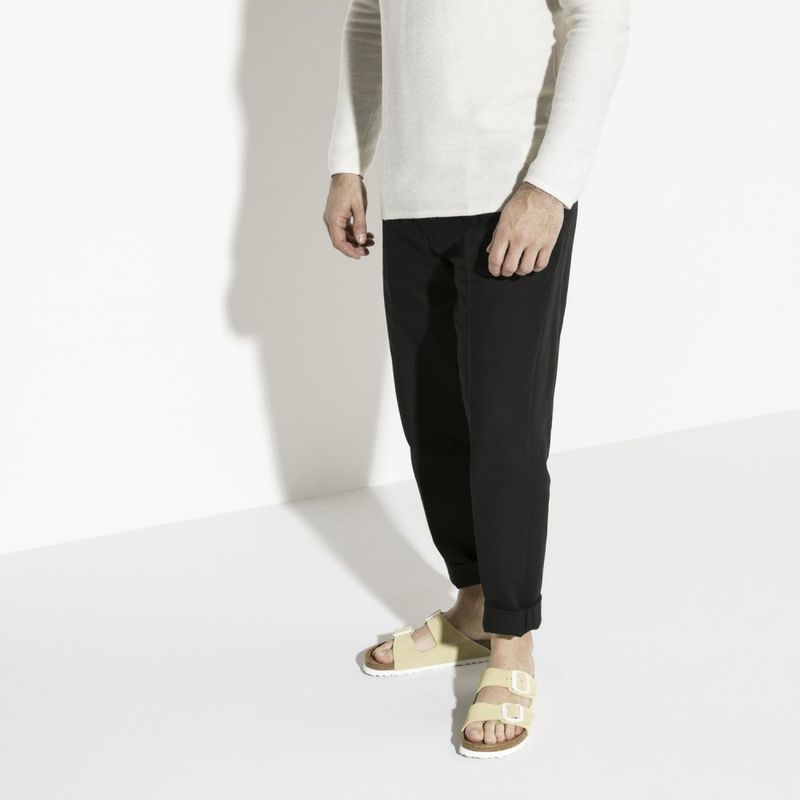 Birkenstock Arizona SFB vanilla semsket skinn smal myk