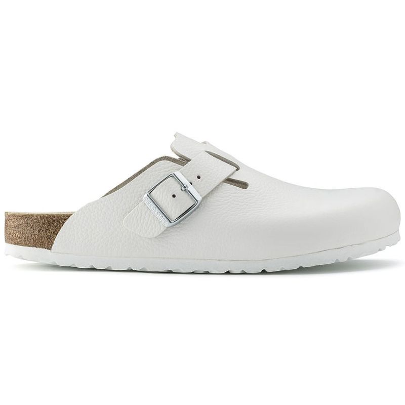 Birkenstock Boston Hvit skinn normal