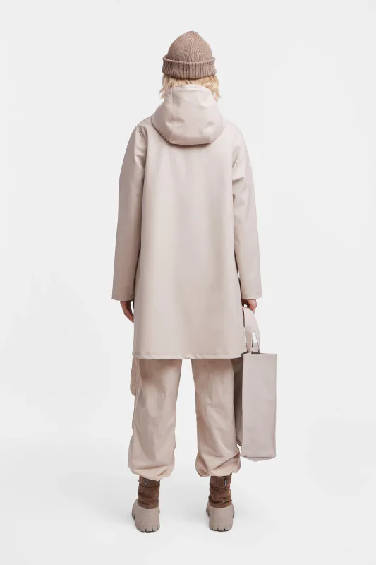 Stutterheim Mosebacke regnjakke sand dame