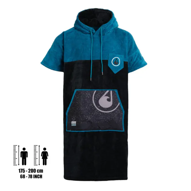 Hovedbilde Poncho Håndkle Bambus Uno Blå L/XL