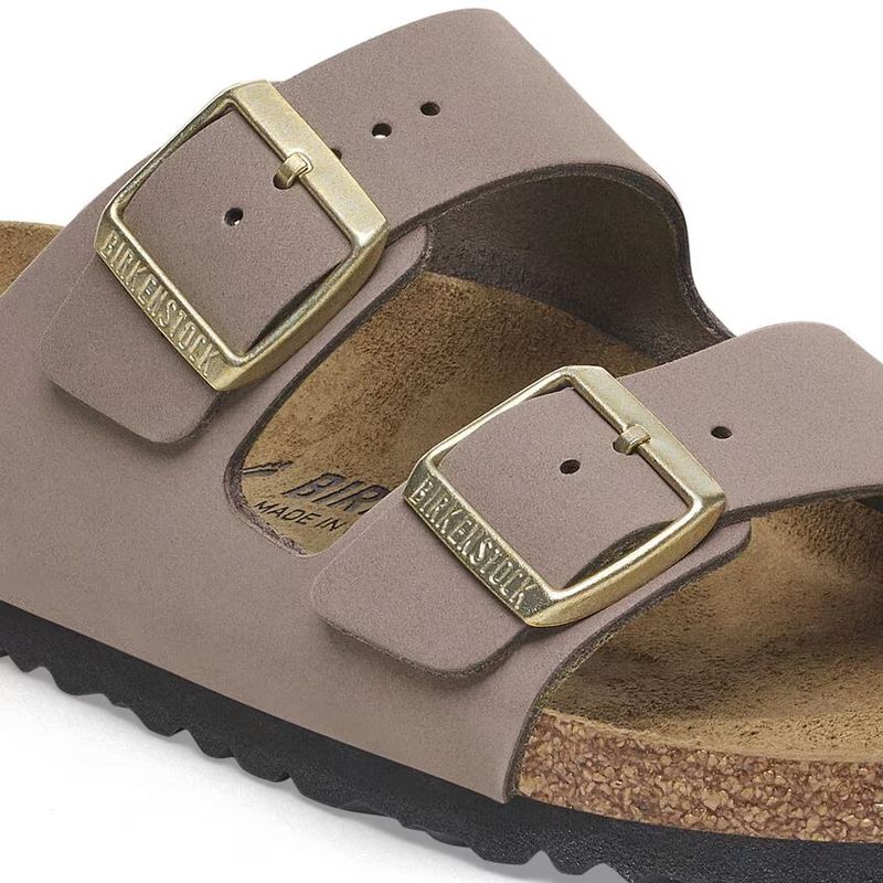 Birkenstock Arizona nubuck skinn Faded Purple smal