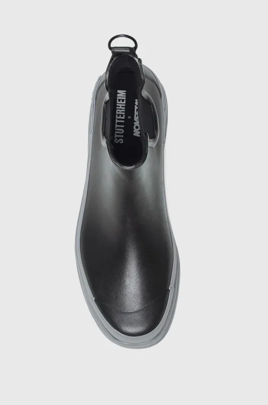 Stutterheim Chelsea Rainwalker lav svart/grå gummistøvel unisex