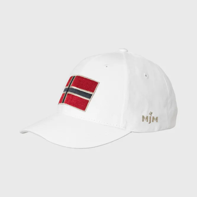 Hovedbilde MJM Baseball Cap cotton Norge white, one size