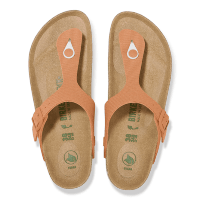 Hovedbilde Birkenstock Gizeh Papaya canvas vegan normal