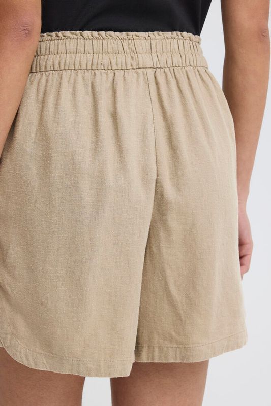 Ichi Shorts timber wolf beige