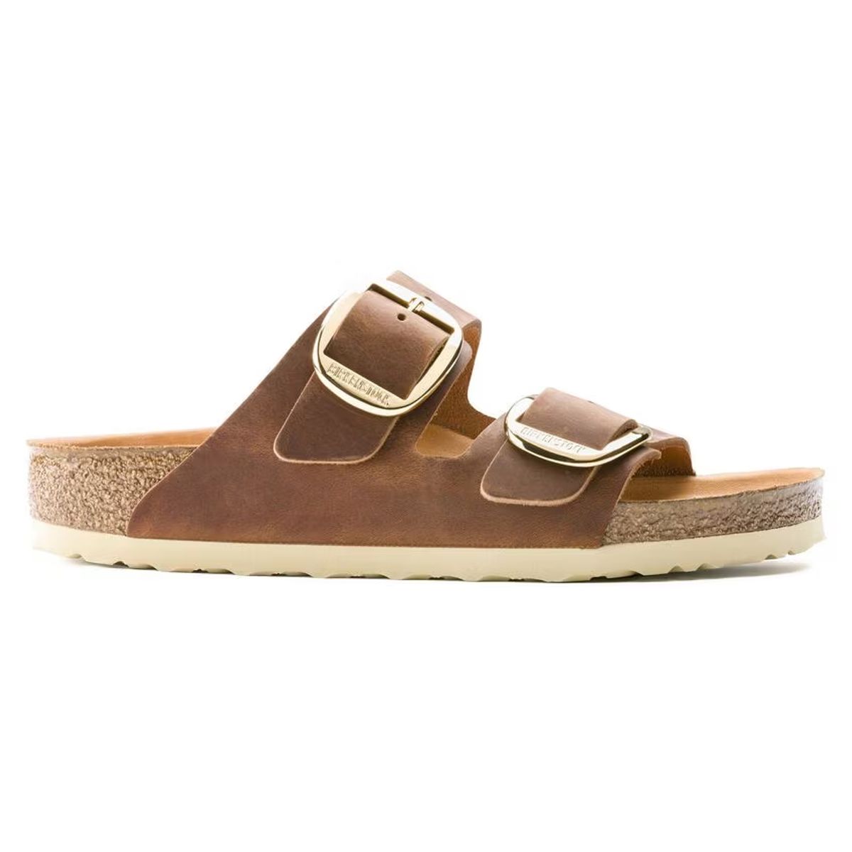 Birkenstock Arizona Big buckle cognac skinn smal