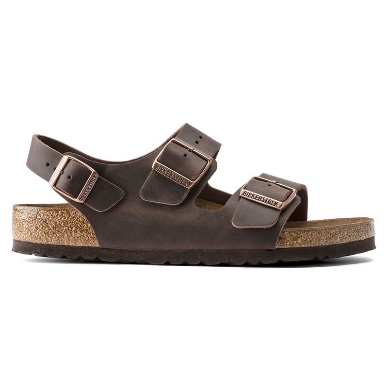 Birkenstock Milano Habana oljet skinn normal