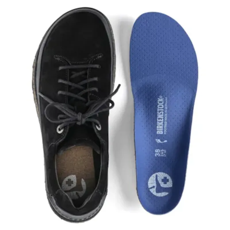 Birkenstock Honnef semsket skinn svart normal