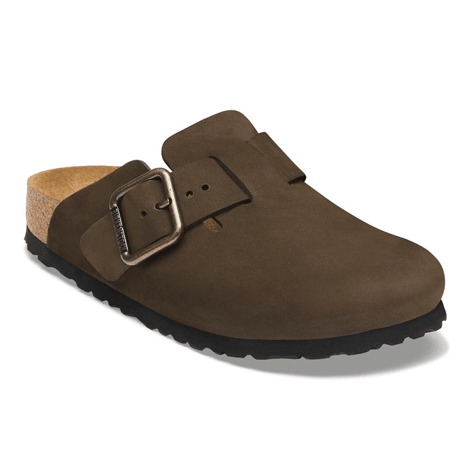 Hovedbilde Birkenstock Boston Wire Mocca nubuck skinn smal