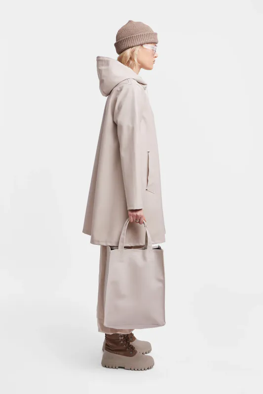 Stutterheim Mosebacke regnjakke sand dame