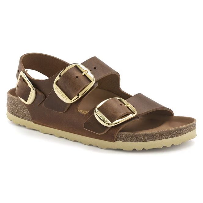 Hovedbilde Birkenstock Milano Big Buckle Cognac oljet skinn ...