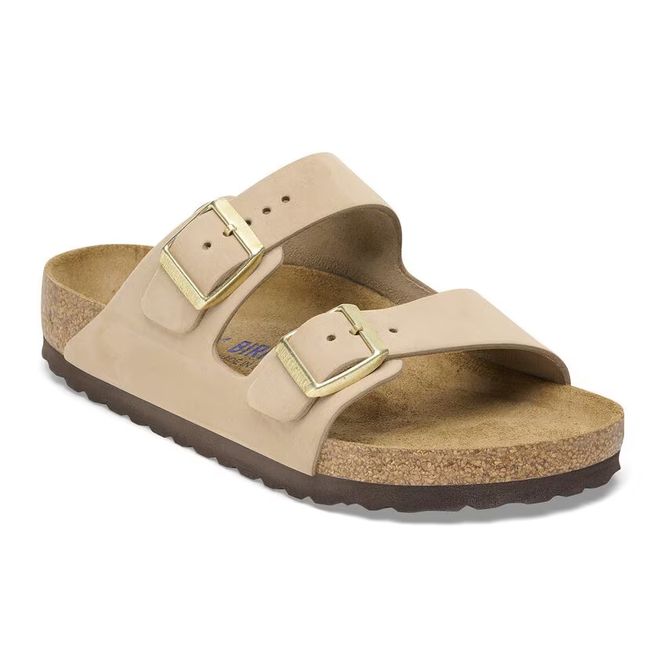 Hovedbilde Birkenstock Arizona SFB Sandcastle nubuck skinn ...