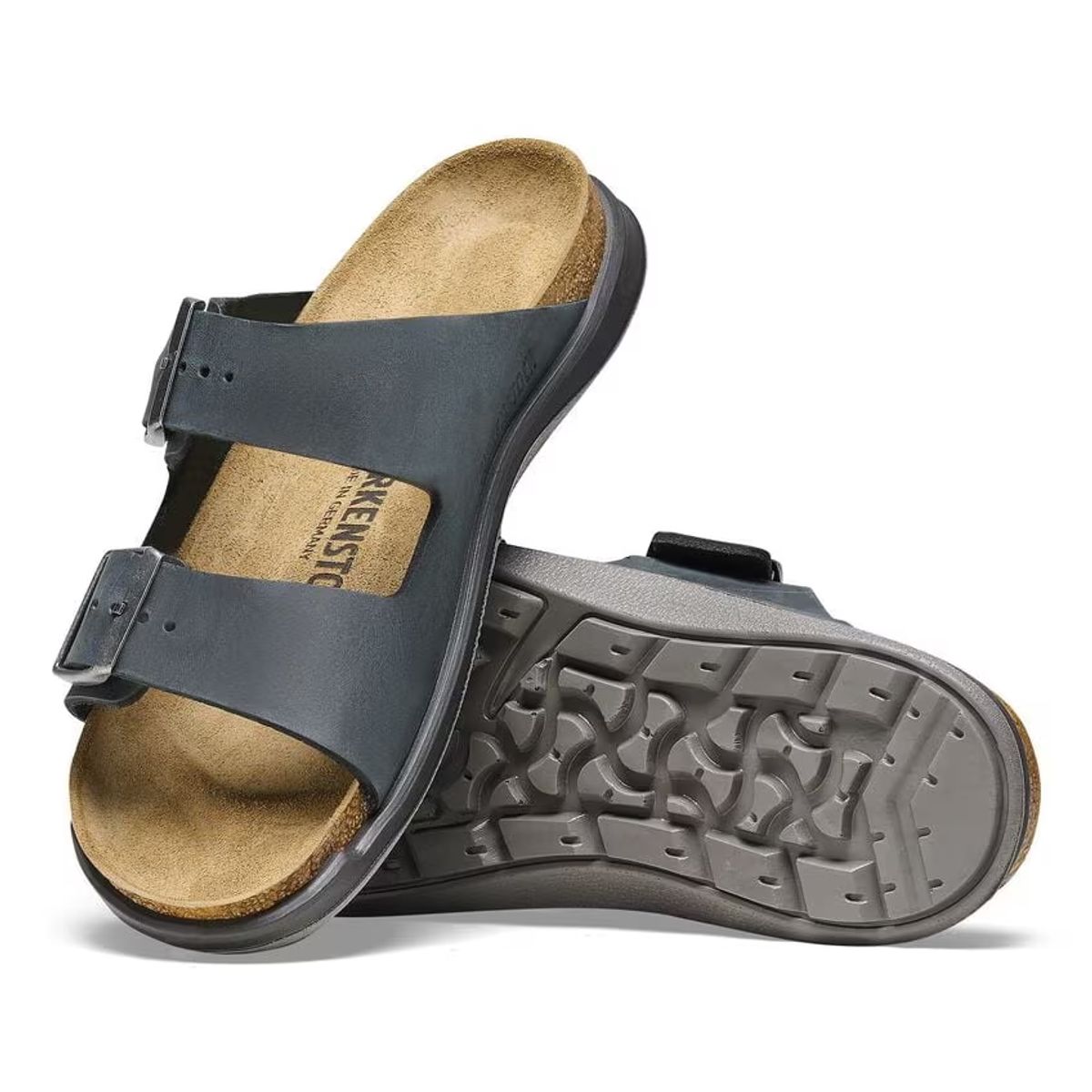 Birkenstock Arizona CT Crosstown Svart oljet skinn smal