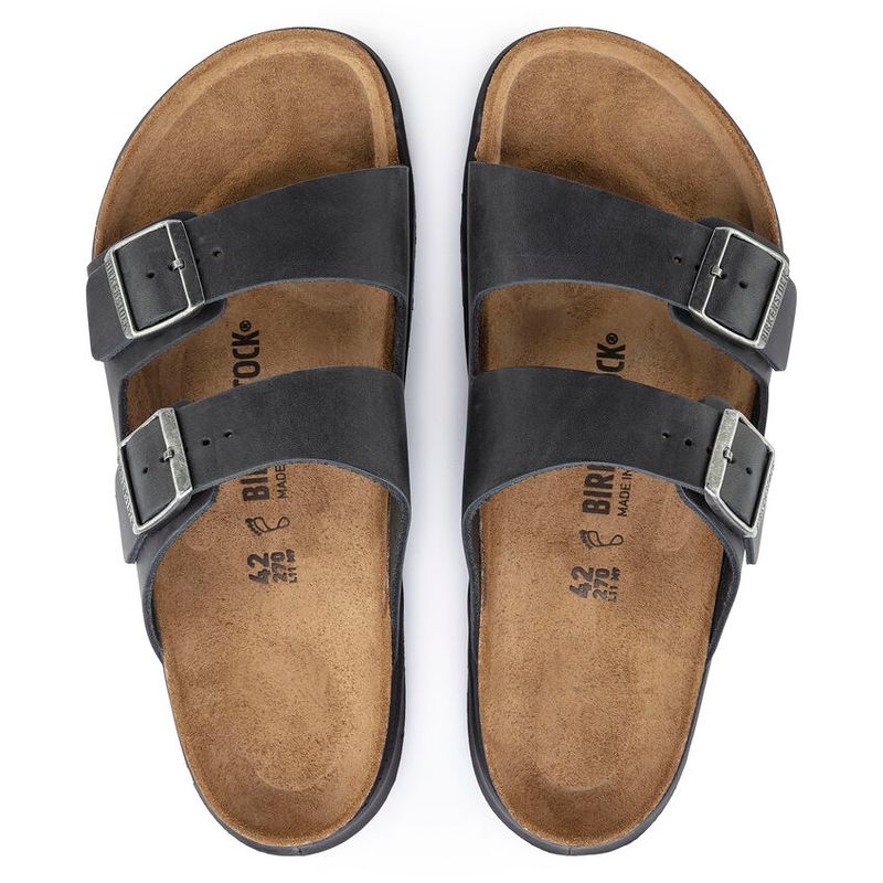 Birkenstock Arizona CT Cross Track svart skinn normal