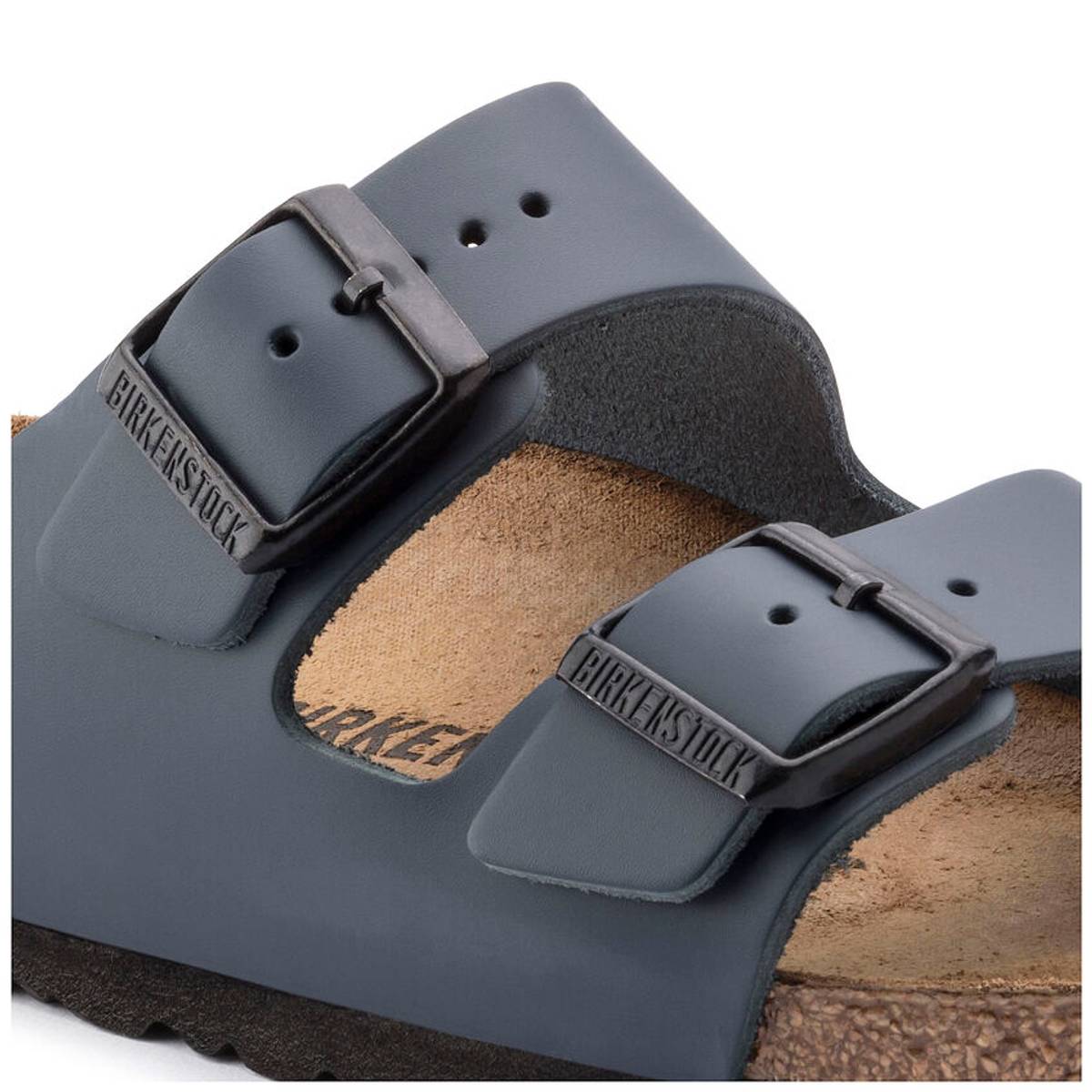 Birkenstock Arizona Blå skinn smal