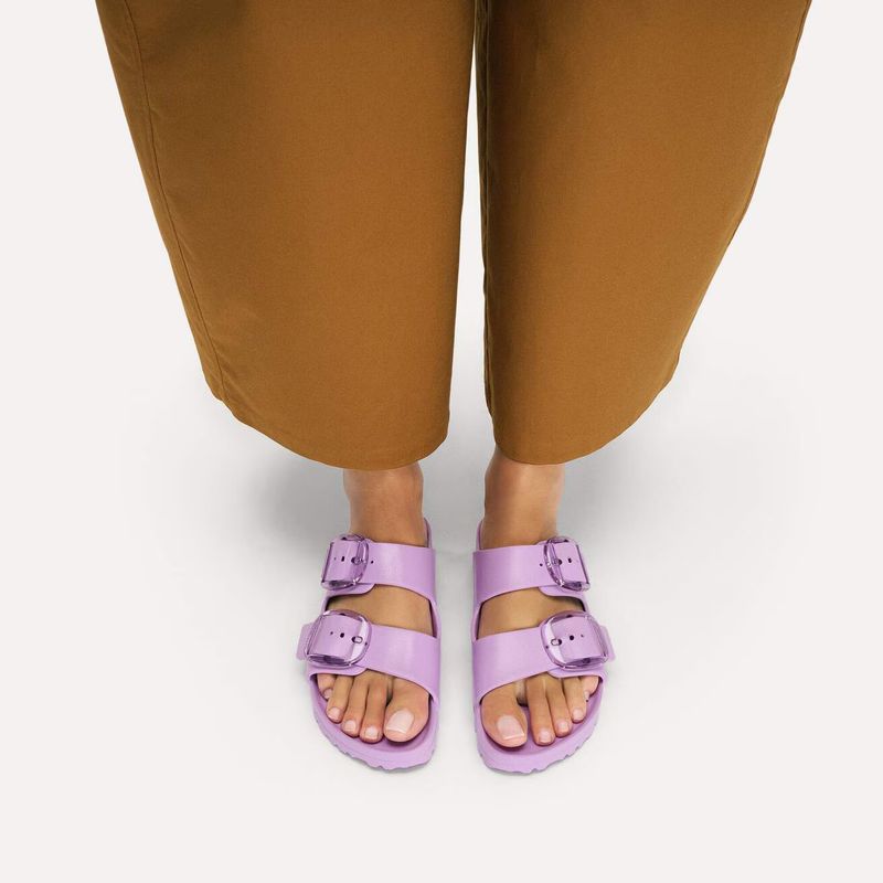 Birkenstock Arizona EVA Big Buckle Crocus badesandal smal