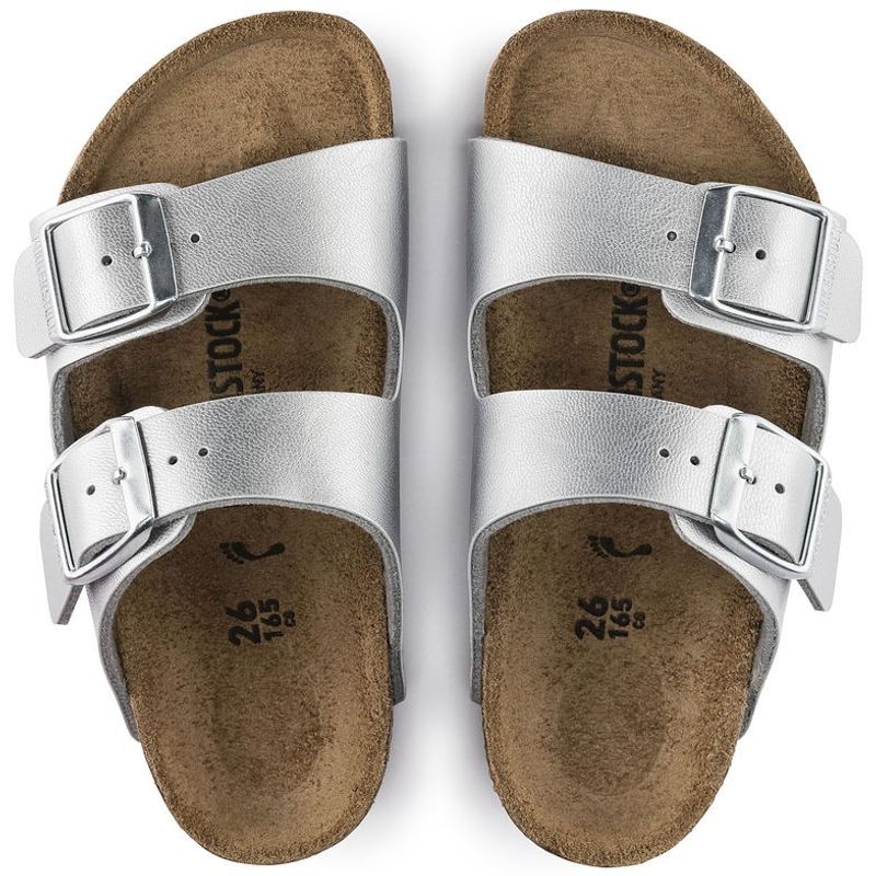 Birkenstock Arizona Silver Birko-flor