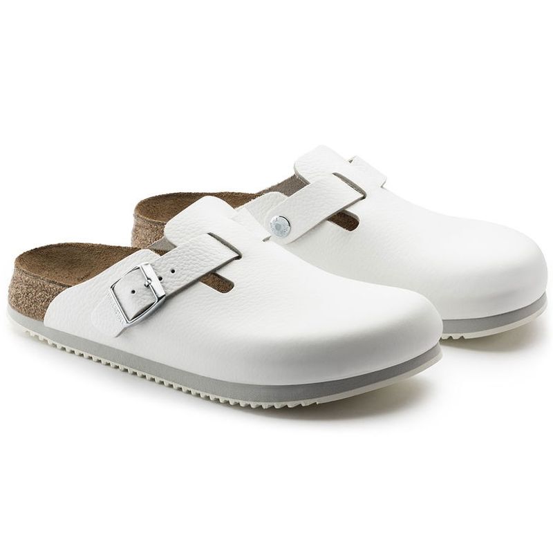 Birkenstock Boston SL hvit normal