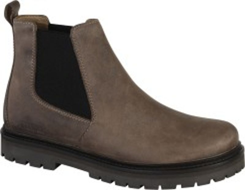 Birkenstock Stalon skinn taupe normal