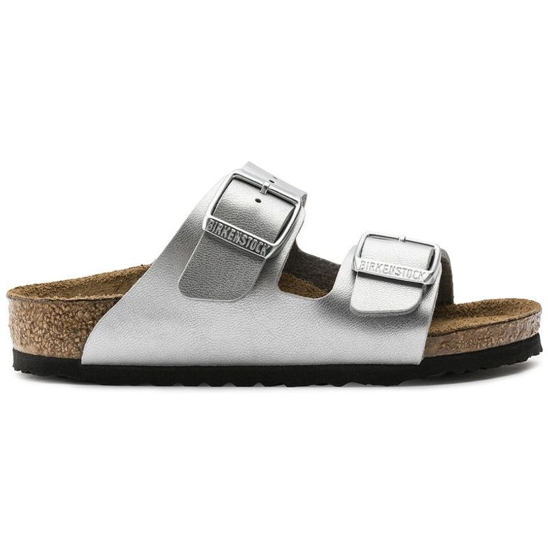 Birkenstock Arizona Silver Birko-flor