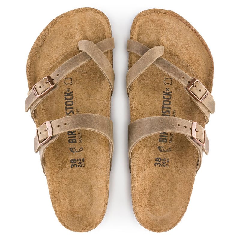 Birkenstock Mayari Tabacco oljet skinn normal