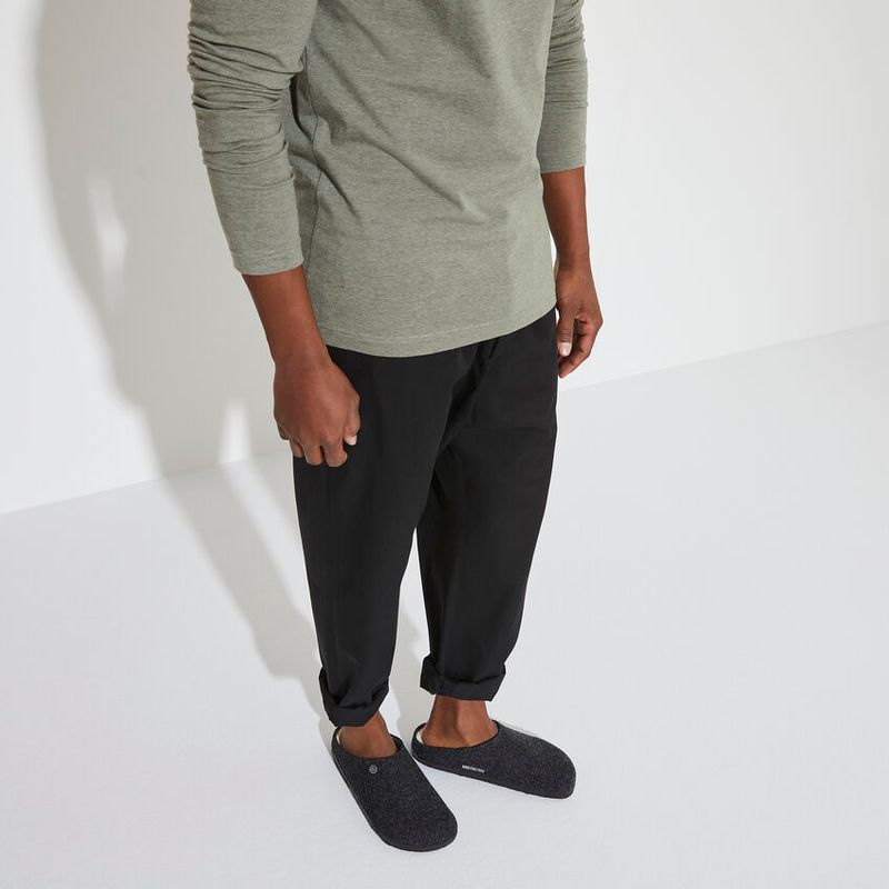 Birkenstock Zermatt Shearling mørkegrå ull normal