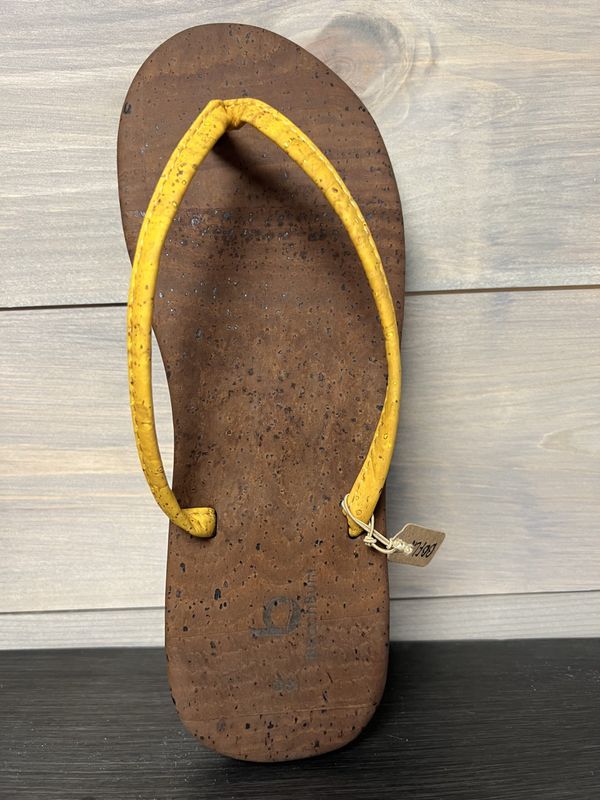 BB Flip Flops Hawai brun/gul