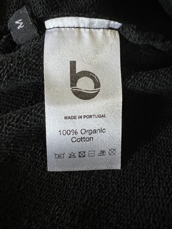 BB Shorts organisk bomull vintage grå unisex